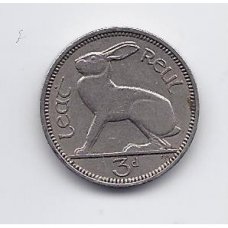 AIRIJA 3 PENCE 1950 KM # 12a VF AIRIJA 3 PENCE 1950 KM # 12a VF