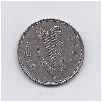 IRELAND 1 POUND 1990 KM # 27 VF 1