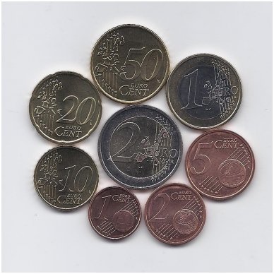 AIRIJA 2006 m. pilnas euro monetų komplektas 1