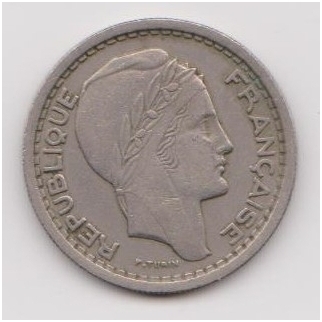 ALGERIA 20 FRANCS 1949 KM # 91 VF 1