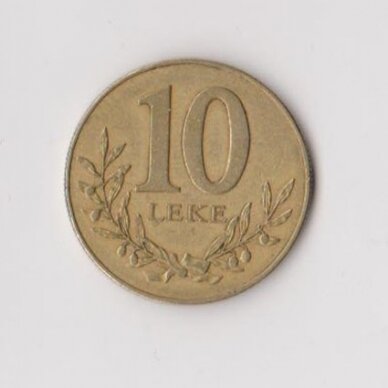 ALBANIA 10 LEKE 1996 KM # 77 VF