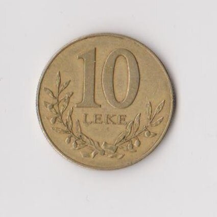 ALBANIA 10 LEKE 1996 KM # 77 VF