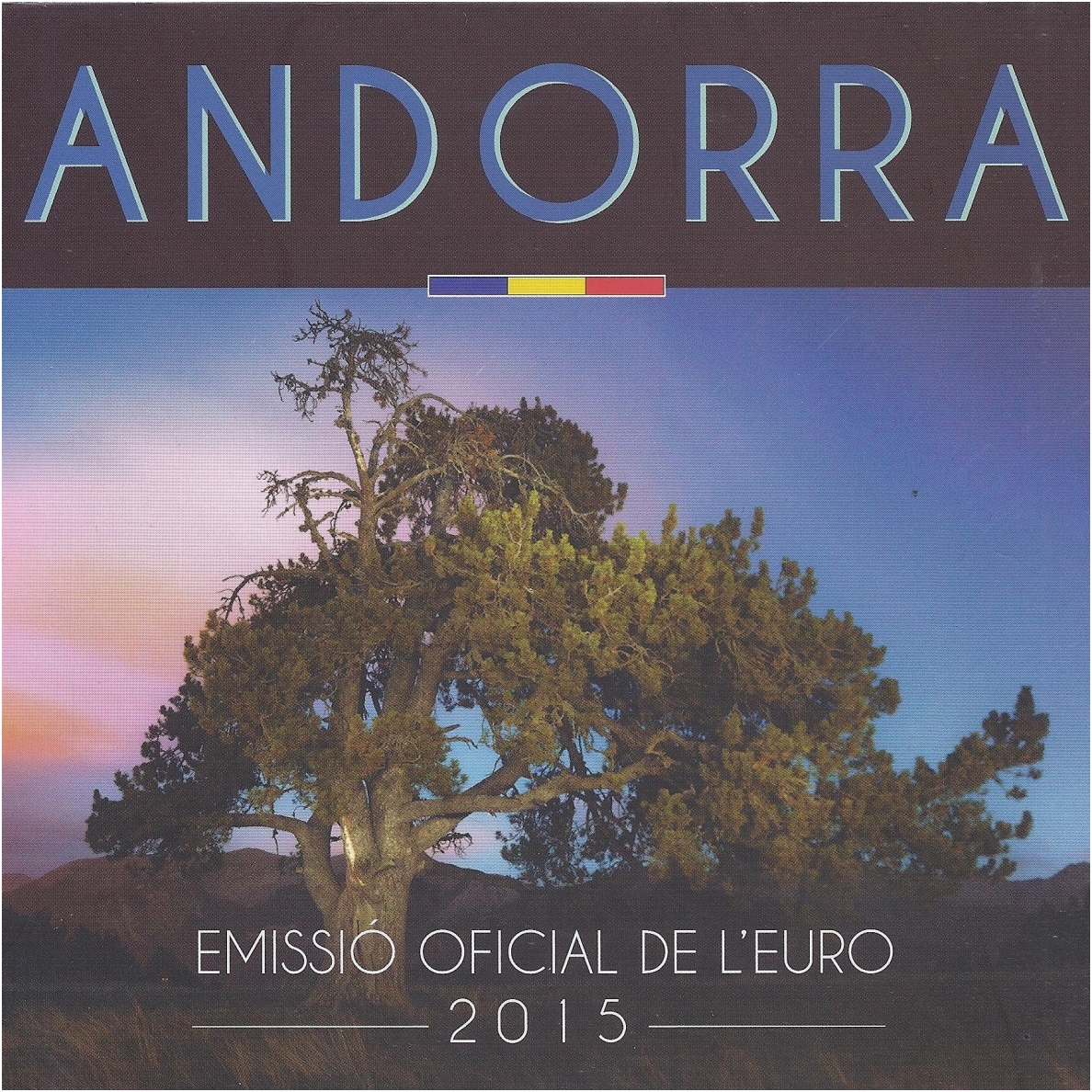 ANDORRA 2015 Official euro coins set