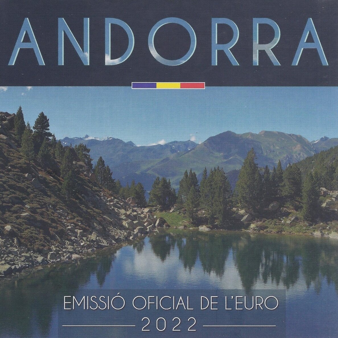 ANDORA 2022 m. oficialus euro monetų rinkinys