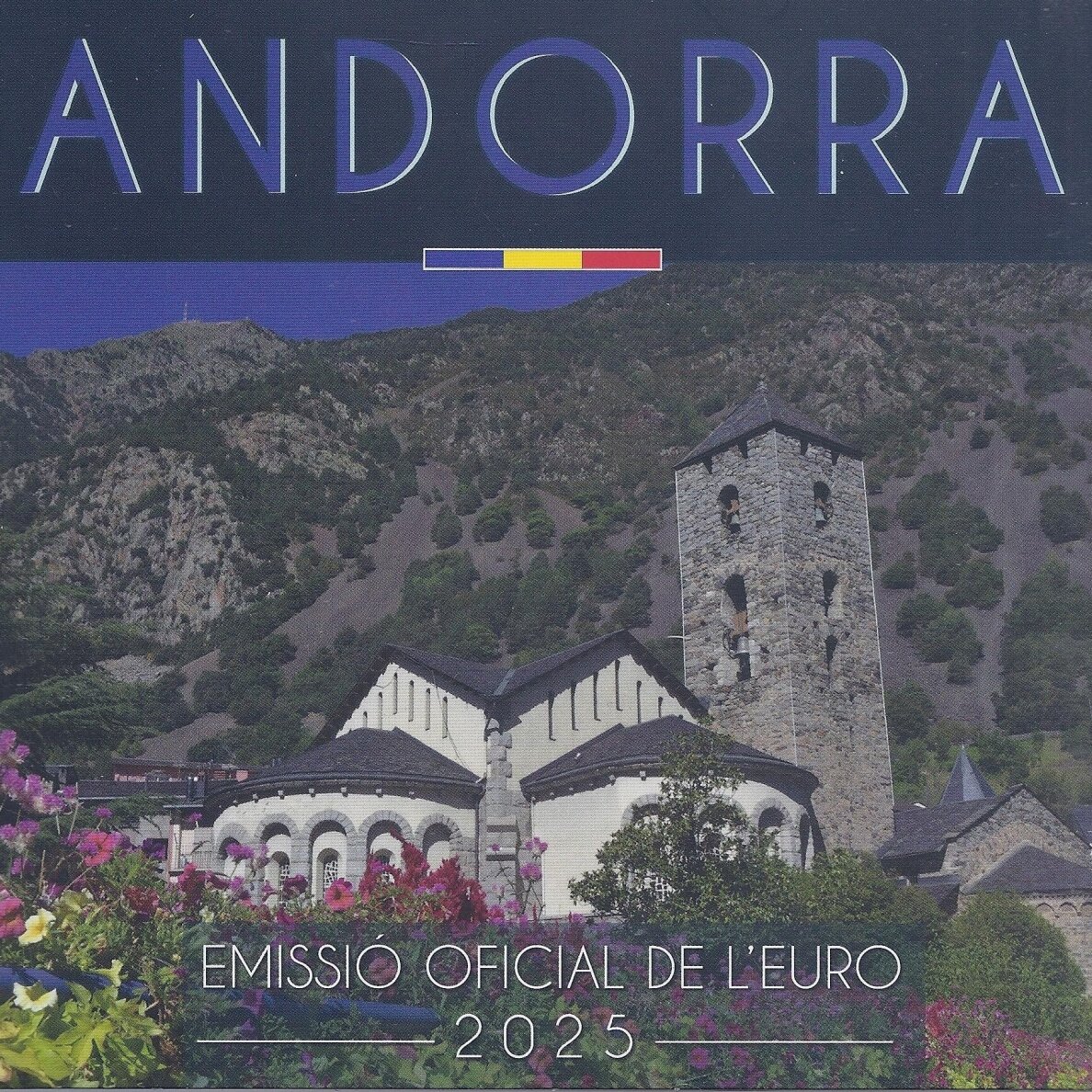 ANDORA 2025 m. Oficialus euro monetų rinkinys
