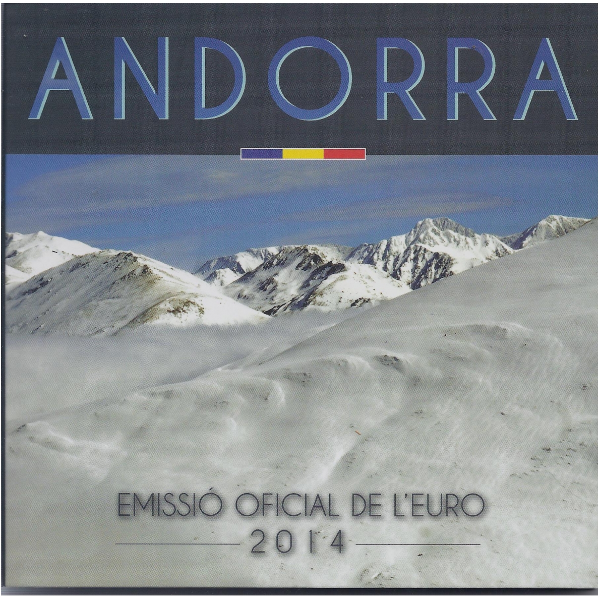 ANDORA 2014 m. oficialus euro monetų rinkinys