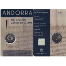 ANDORRA 2 EURO 2019  600 Years of the General Council