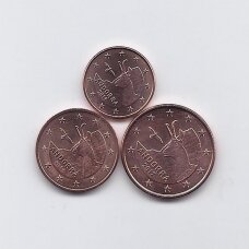 ANDORRA 2017 - 2019 3 coins set