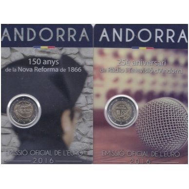 ANDORRA 2 X 2 EURO 2016 RADIO & TELEVISION and REFORM ANN.