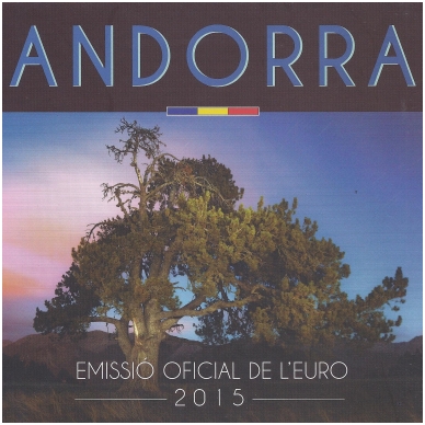 ANDORRA 2015 Official euro coins set