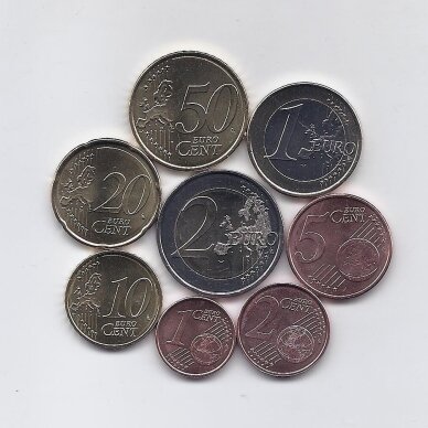 ANDORA 2018 - 2025 m. euro monetų rinkinys 1