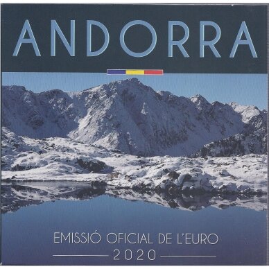ANDORA 2020 m. oficialus euro monetų rinkinys