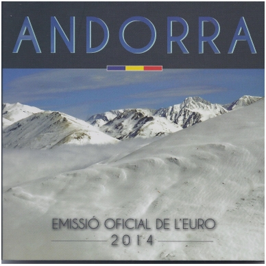 ANDORRA 2014 Official euro coins set