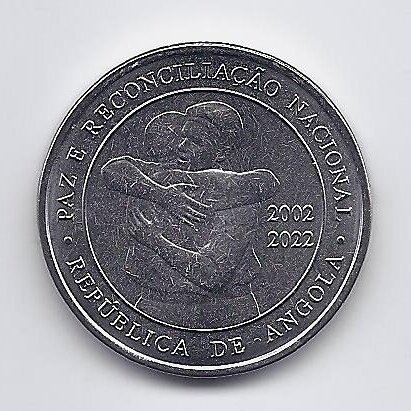 ANGOLA 200 KWANZAS 2022 KM # 114 AU 20 m. Taikos 1