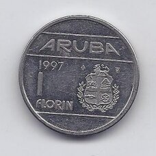 ARUBA 1 FLORIN 1997 KM # 5 VF