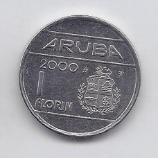 ARUBA 1 FLORIN 2000 KM # 5 VF