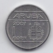 ARUBA 1 FLORIN 2007 KM # 5 XF