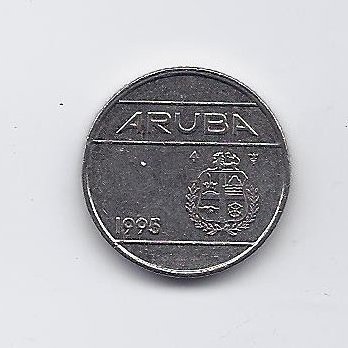 ARUBA 10 CENTS 1995 KM # 2 XF 1