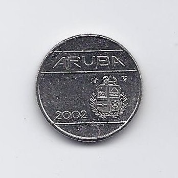 ARUBA 10 CENTS 2002 KM # 2 VF 1