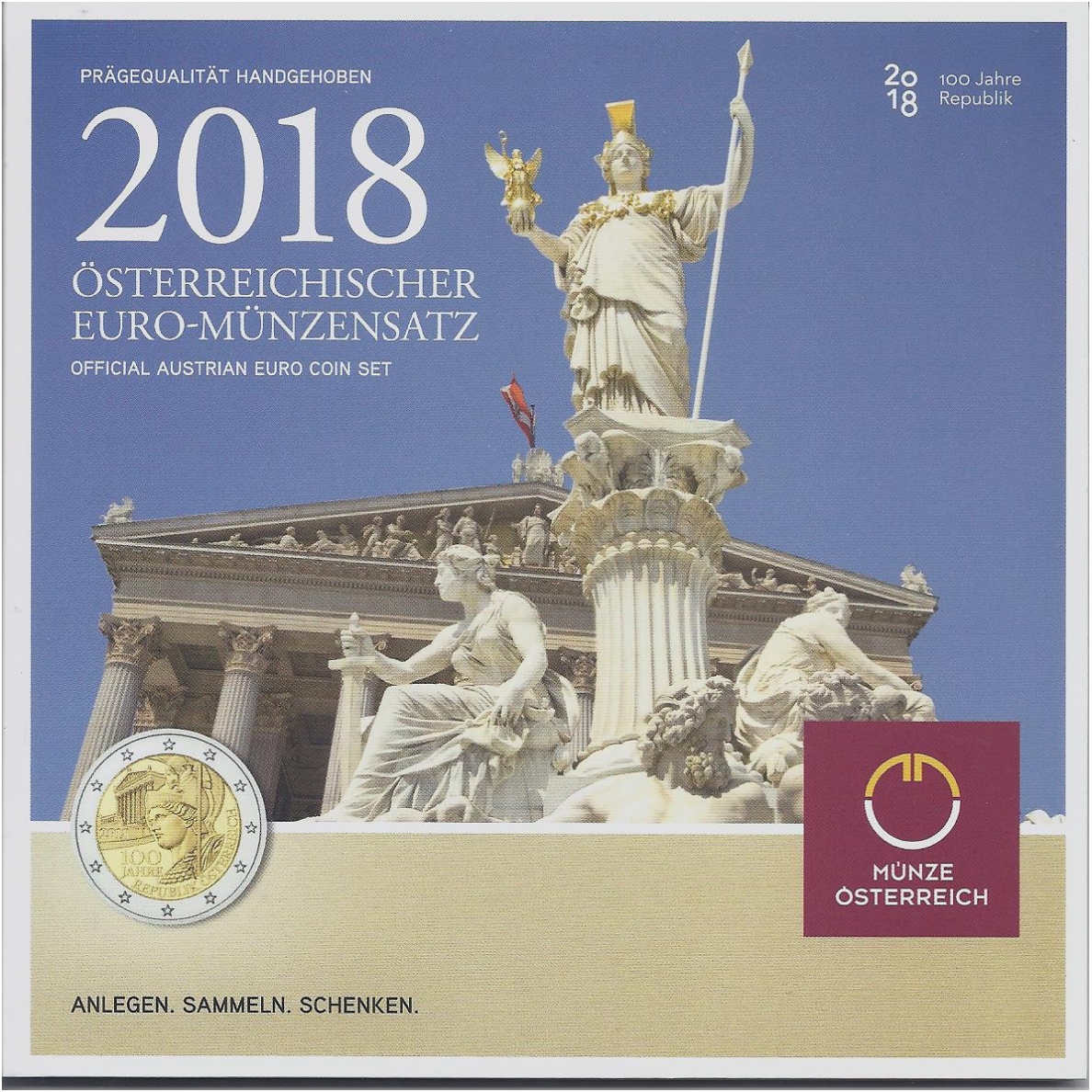 AUSTRIA 2018 OFFICIAL BANK MINT SET