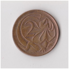 AUSTRALIJA 2 CENTS 1974 KM # 63 VF AUSTRALIJA 2 CENTS 1974 KM # 63 VF