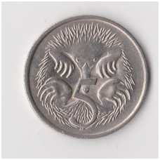 AUSTRALIJA 5 CENTS 1970 KM # 64 VF AUSTRALIJA 5 CENTS 1970 KM # 64 VF