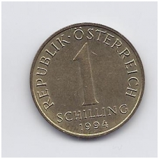 AUSTRIJA 1 SCHILLING 1994 KM # 2886 XF AUSTRIJA 1 SCHILLING 1994 KM # 2886 XF