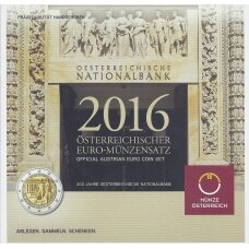 AUSTRIJA 2016 m. Oficialus bankinis monetų rinkinys
