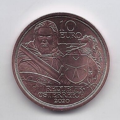 AUSTRIJA 10 EURO 2020 KM # 3315 UNC Tvirtumas 1