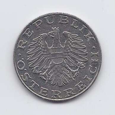 AUSTRIA 10 SCHILLING 1976 KM # 2918 VF 1