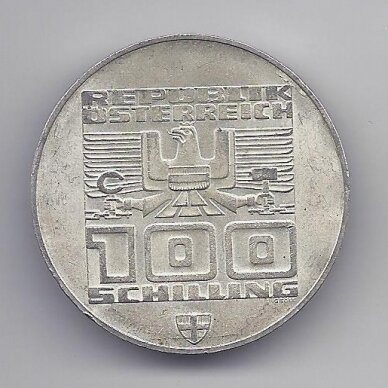 AUSTRIJA 100 SCHILLING 1976 KM # 2929 XF Insbrukas 1