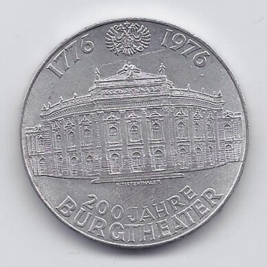 AUSTRIJA 100 SCHILLING 1976 KM # 2930 XF Valstybinis teatras