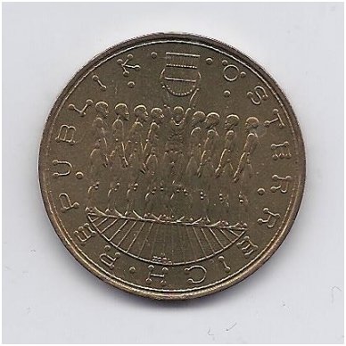 AUSTRIJA 20 SCHILLING 1980 KM # 2946.1 AU Devynios provincijos