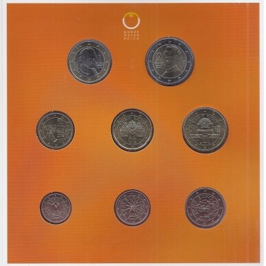 AUSTRIA OFFICIAL 2008 EURO COINS MINT SET 1