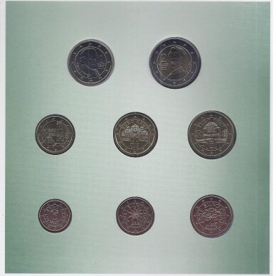 AUSTRIA OFFICIAL 2011 EURO COINS MINT SET 1