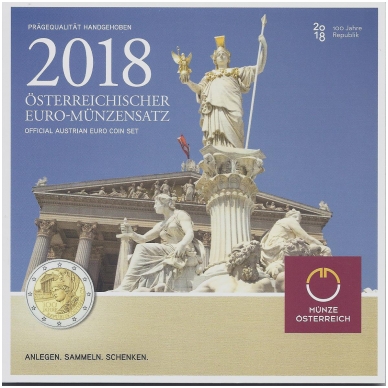 AUSTRIA 2018 OFFICIAL BANK MINT SET