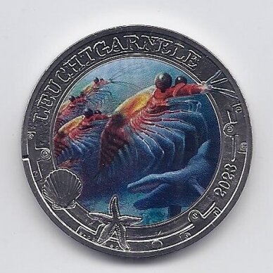 AUSTRIJA 3 EURO 2023 KM # 3353 UNC Krevetė