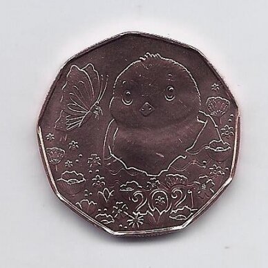 AUSTRIJA 5 EURO 2021 KM # 3327 UNC Šv. Velykos