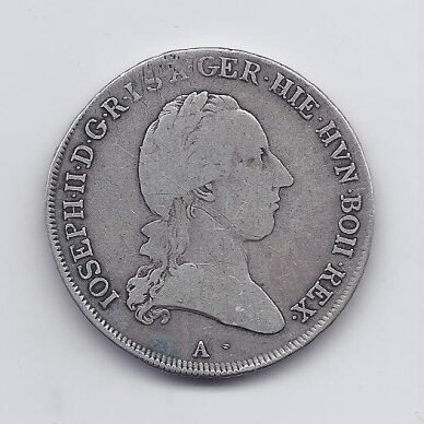 AUSTRIJOS NYDERLANDAI 1/2 KRONENTHALER 1789 A KM # 61 VF 1