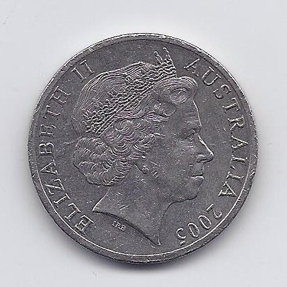 AUSTRALIJA 20 CENTS 2005 KM # 745 VF Grįžimas namo 1