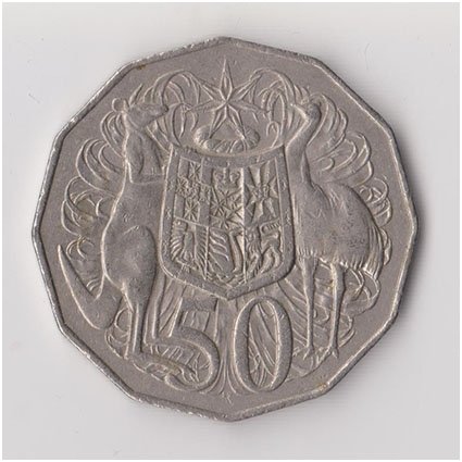 AUSTRALIJA 50 CENTS 1976 KM # 68 VF