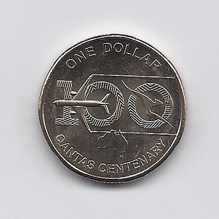 AUSTRALIJA 1 DOLLAR 2020 KM # 3867 UNC Australijos oro linijos - QANTAS