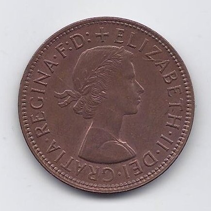 AUSTRALIA 1 PENNY 1964 KM # 56 XF 1