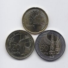 AZERBAIDŽANAS 2021 m. 3 monetų rinkinys