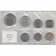 BAHAMAI 1966 m. 7 monetų rinkinys