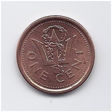 BARBADOS 1 CENT 2009 KM # 10b VF BARBADOS 1 CENT 2009 KM # 10b VF
