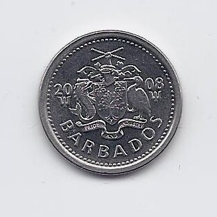 BARBADOS 10 CENTS 2008 KM # 12a XF 1