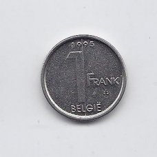 BELGIJA 1 FRANC 1995 KM # 188 XF BELGIJA 1 FRANC 1995 KM # 188 XF