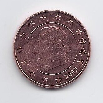 BELGIUM 5 EURO CENTS 2005 KM # 226 UNC