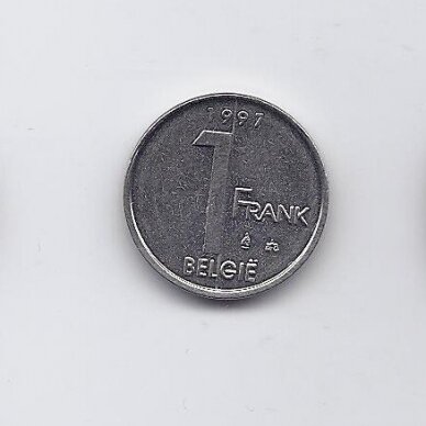 BELGIUM 1 FRANC 1997 KM # 188 XF